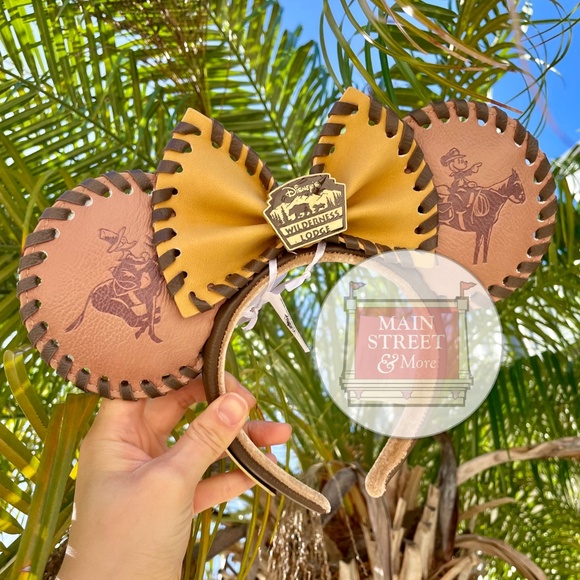 Disney Other - Disney Parks 2023 Wilderness Lodge Mickey Minnie Mouse Goofy Ear Headband - NEW